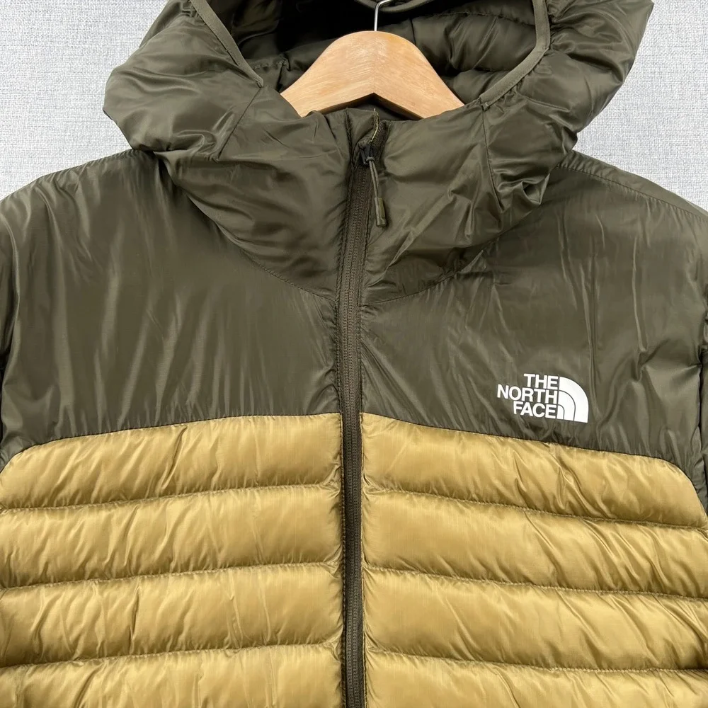 NEW The North Face Terra Packable Hoodie Puffer Jacket Men XL New Taupe Green